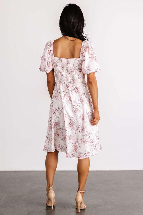 Sonnet Short Dress | Blush Floral