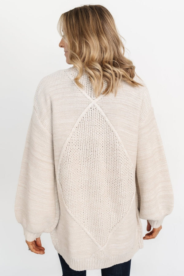 Spencer Chunky Knit Cardigan | Oatmeal