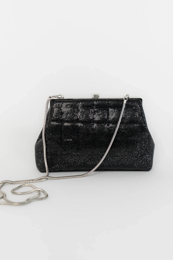 Starlight Evening Clutch Bag | Black