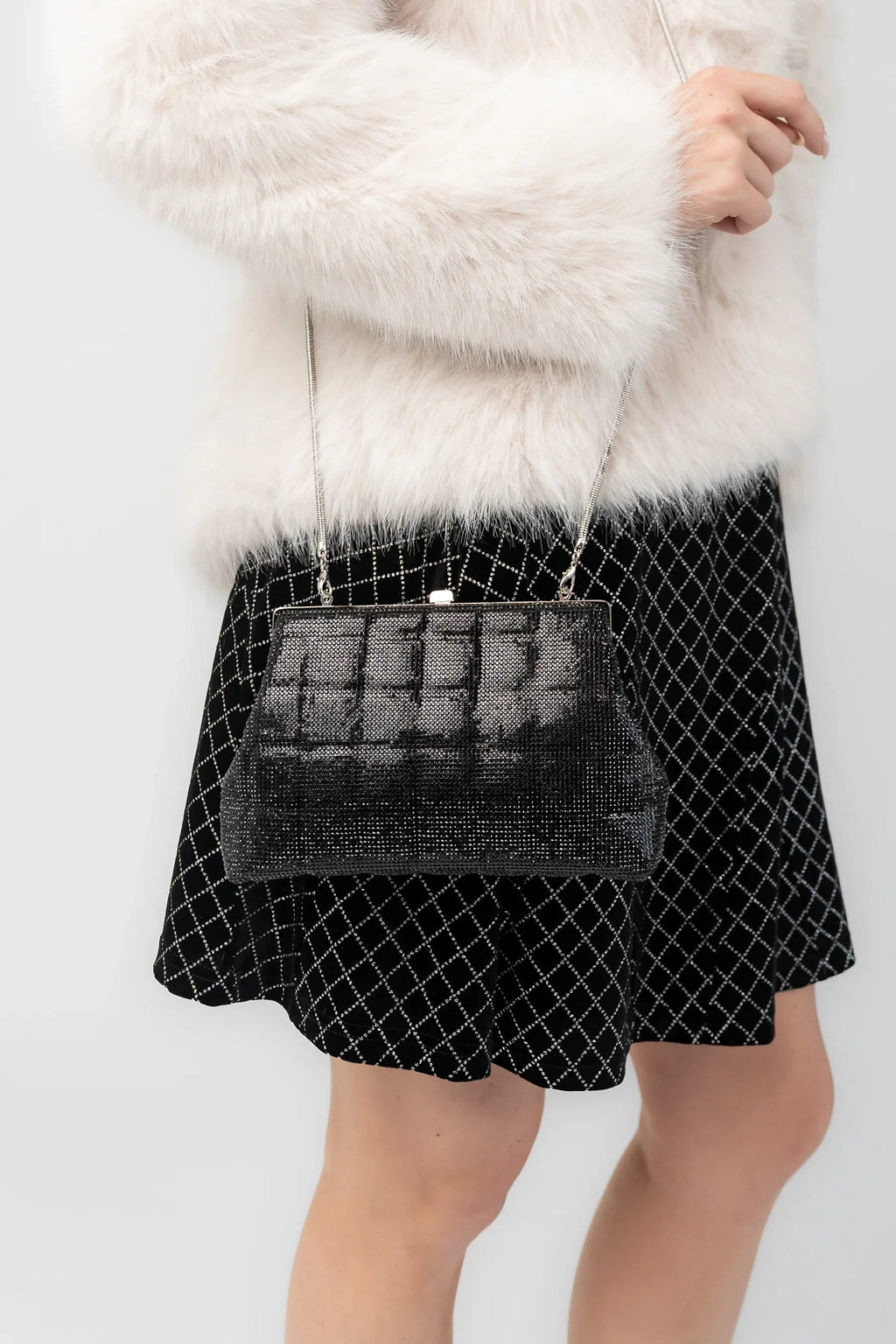 Starlight Evening Clutch Bag | Black