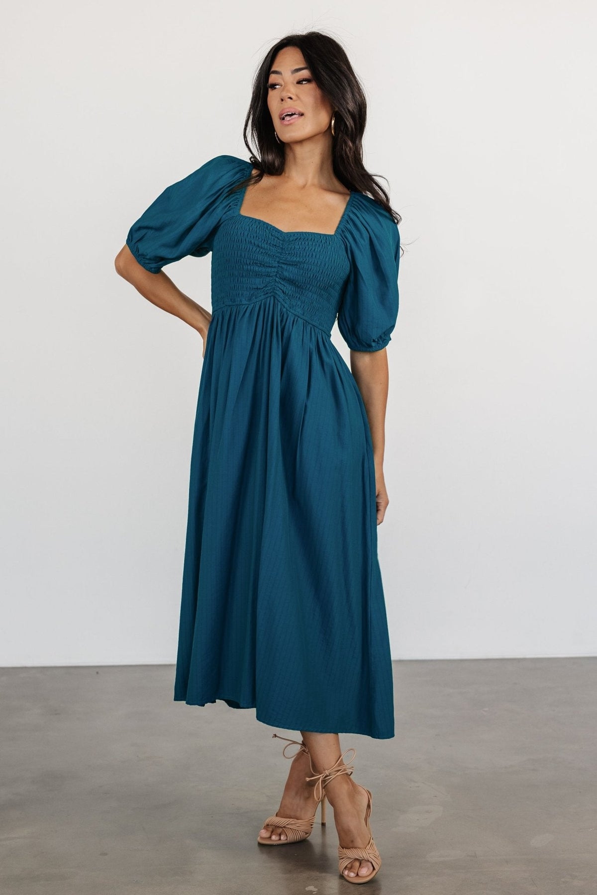 Stefania Midi Dress | Mediterranean Blue Main image