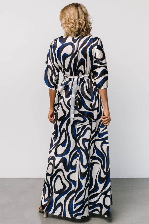 Stella Maxi Dress | Ivory Multi Print