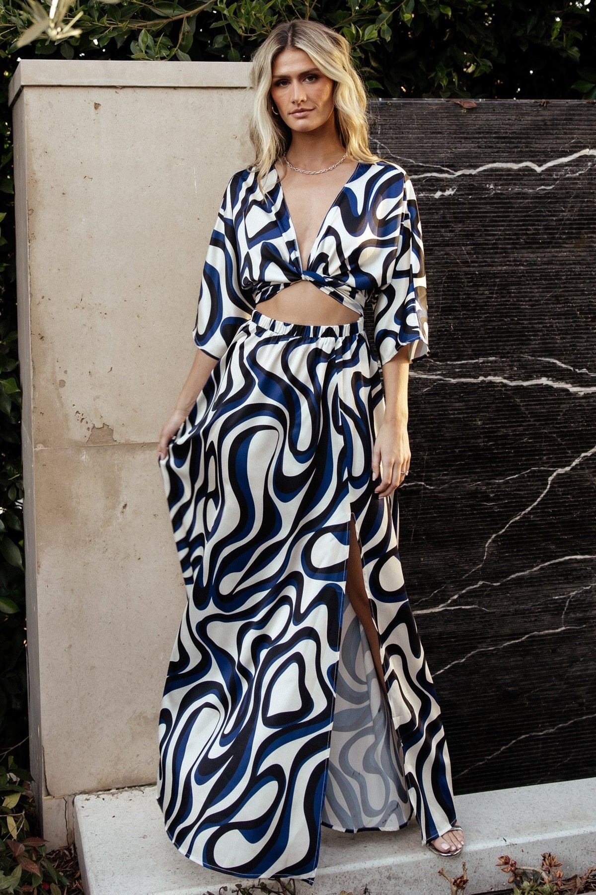 Stella Maxi Dress | Ivory Multi Print