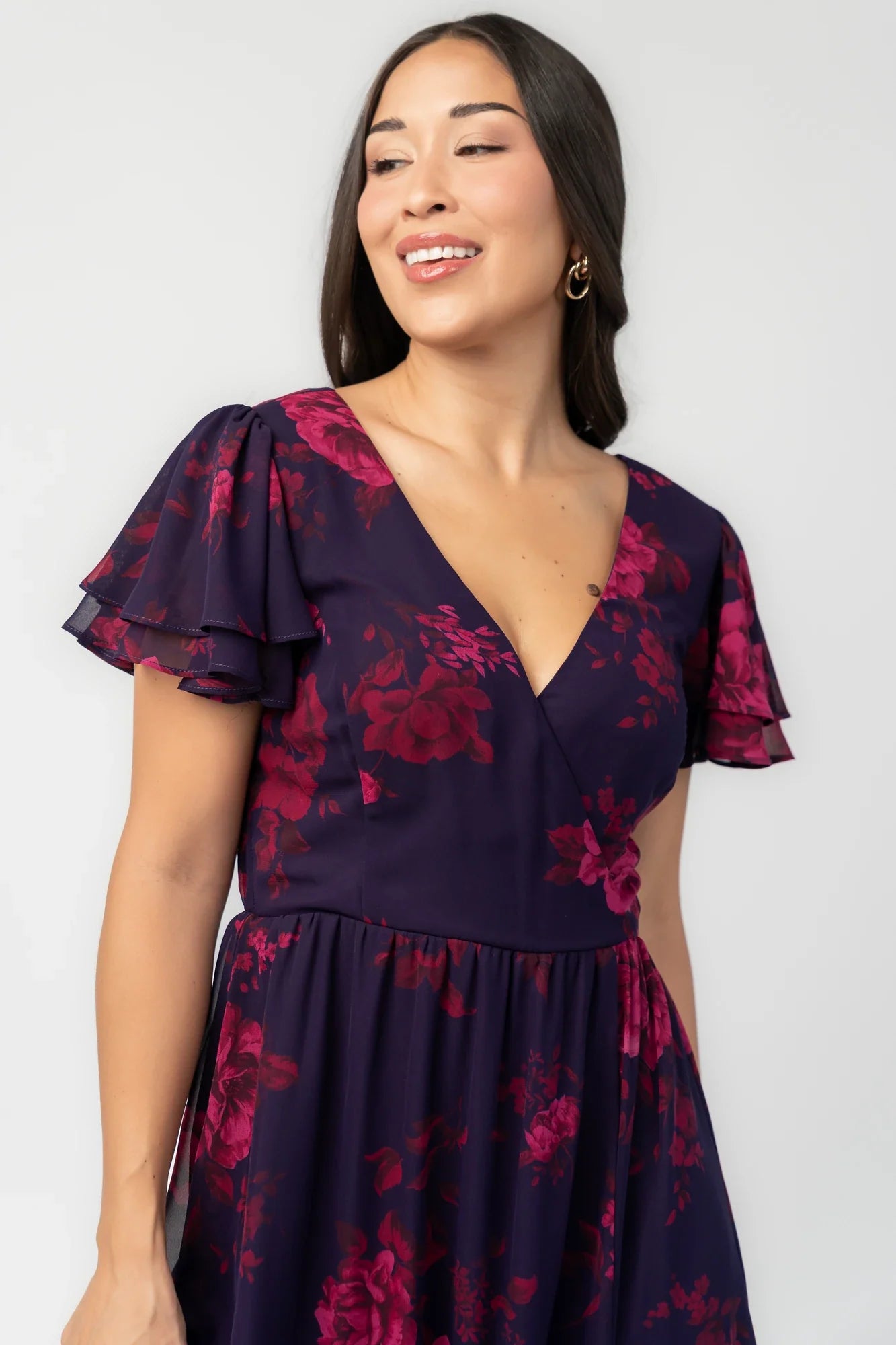 Theodora Maxi Dress | Indigo + Berry Secondary image