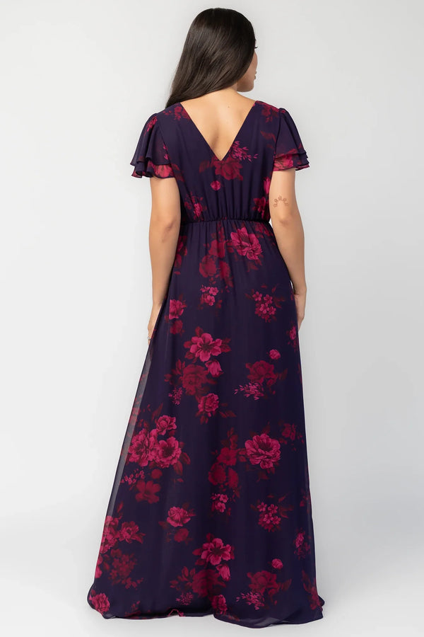 Theodora Maxi Dress | Indigo + Berry