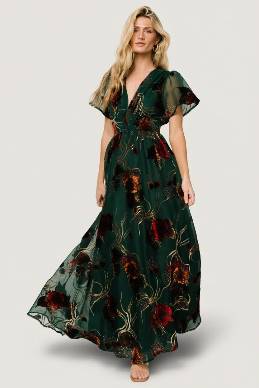 Valen Maxi Dress | Jade Multi Main image