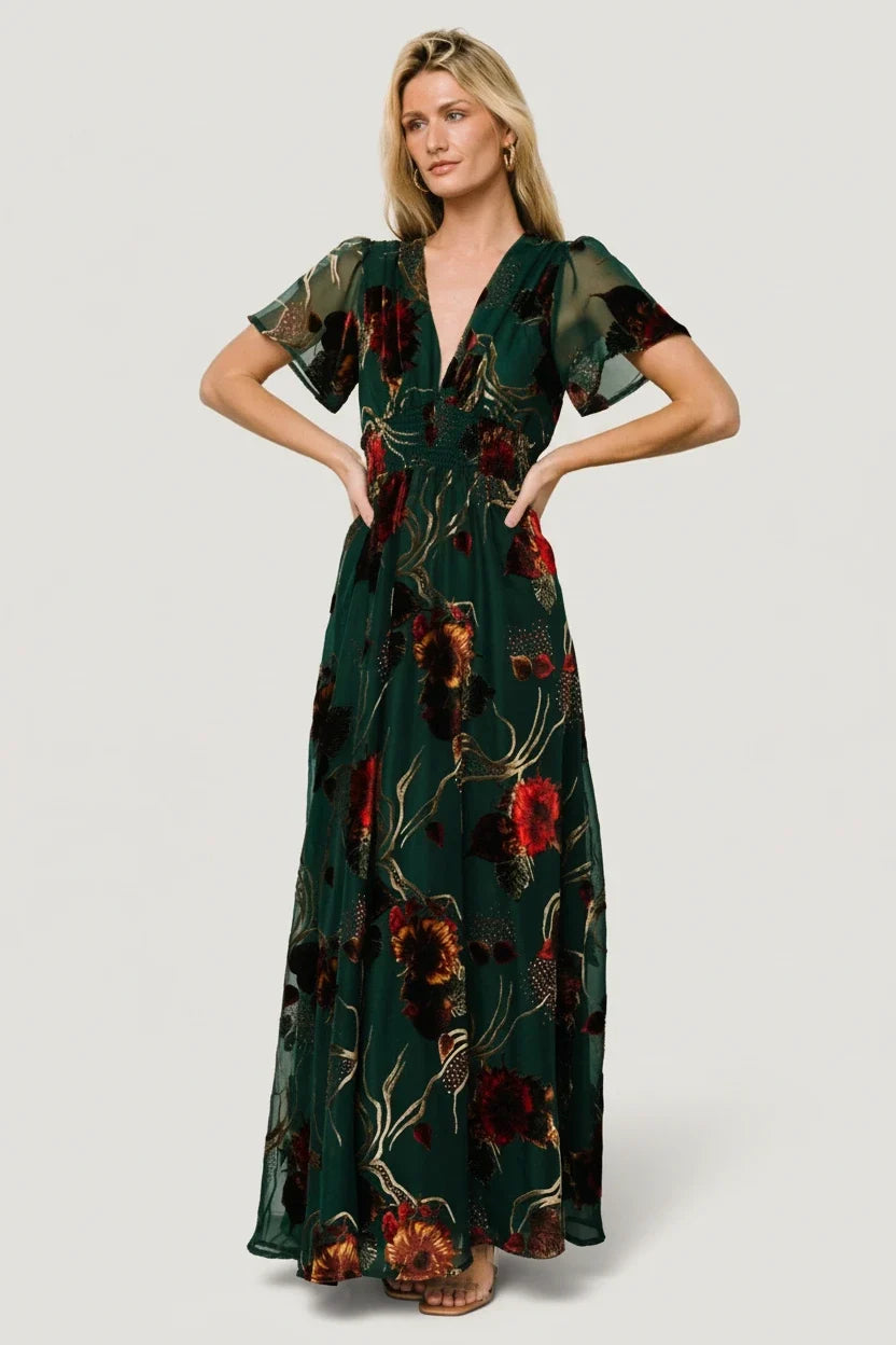Valen Maxi Dress | Jade Multi