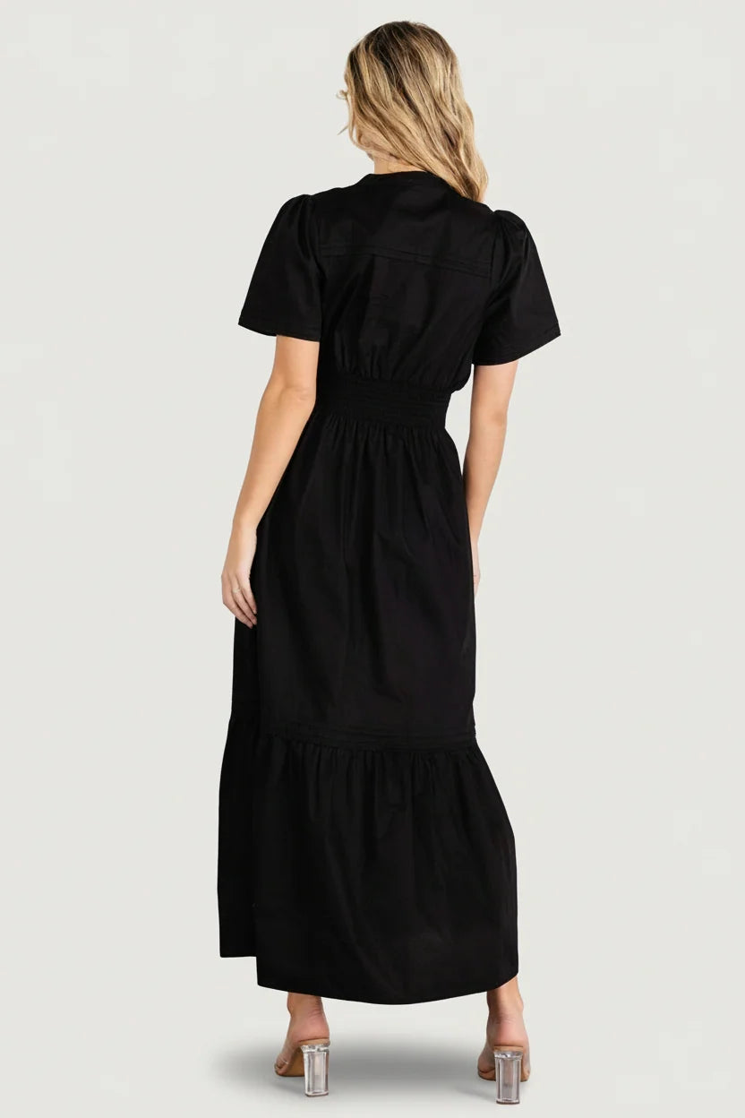 Vera Maxi Dress | Black Secondary image