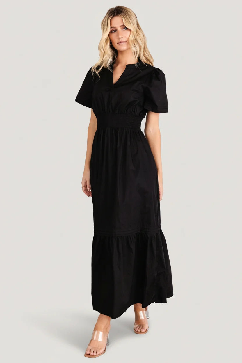 Vera Maxi Dress | Black