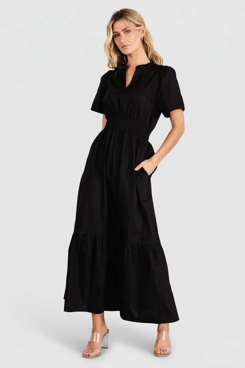 Vera Maxi Dress | Black Main image