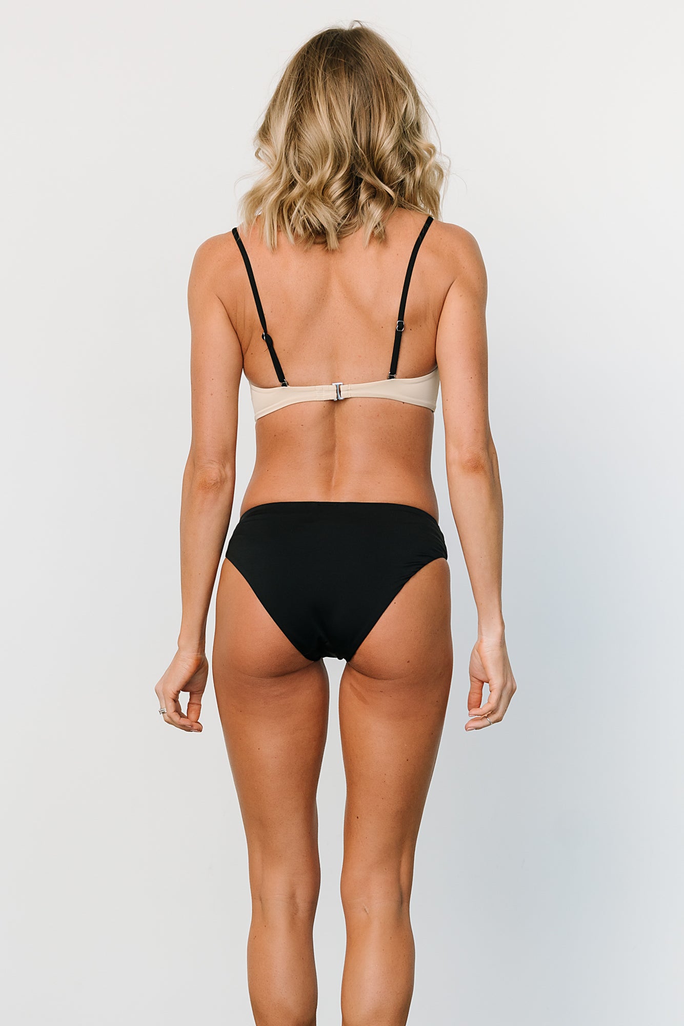 Vixen Bikini Top | Black + Sand Secondary image