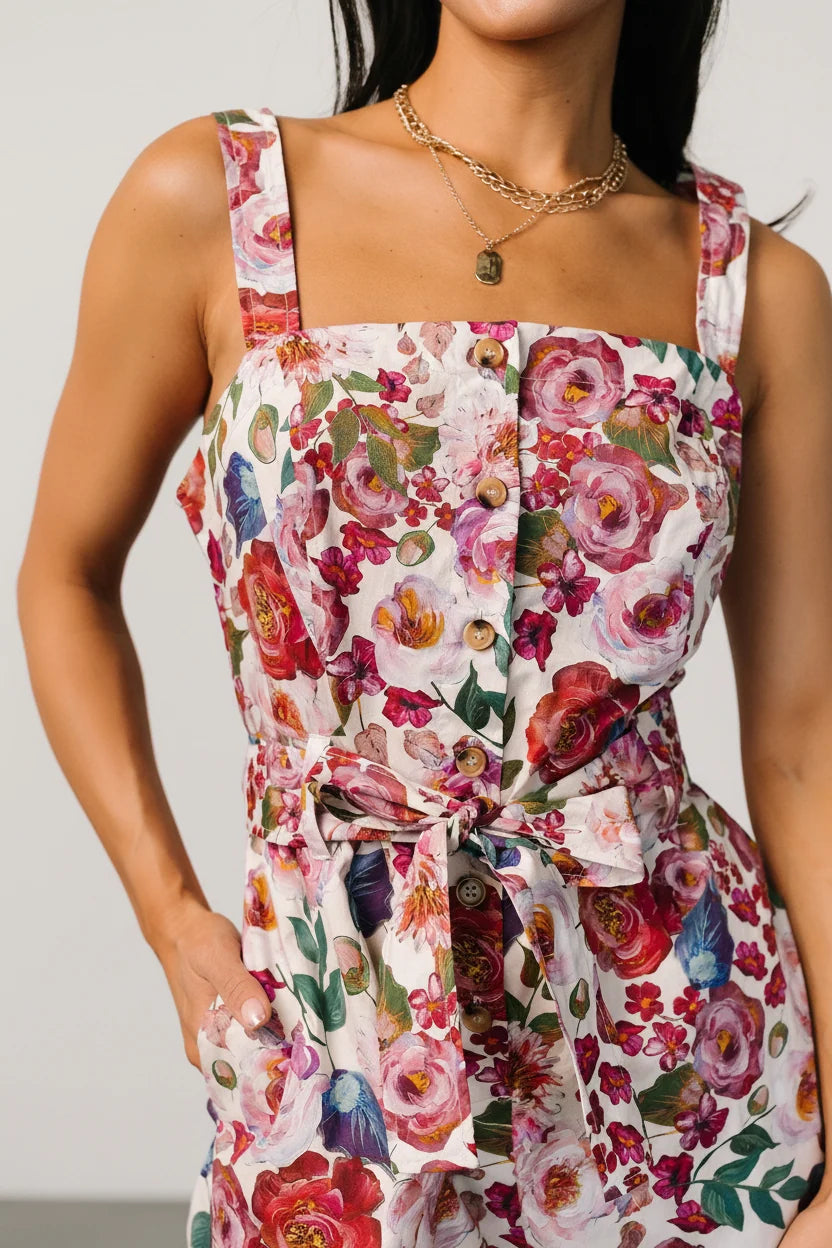 Zariah Romper | Multi Floral