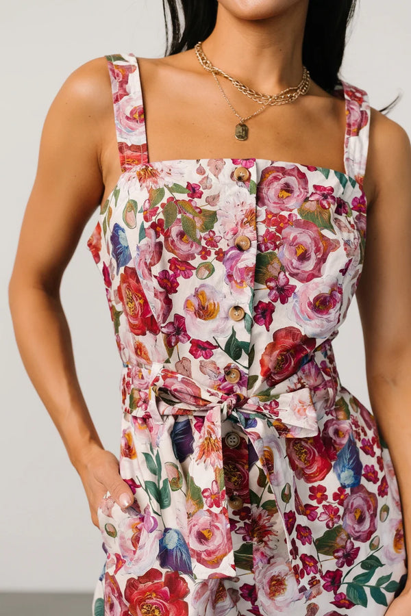 Zariah Romper | Multi Floral